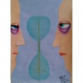 LE SABLIER  acrilico 30x40 cm   2020