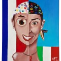 autoritratto -50x60 acrilico - 2005